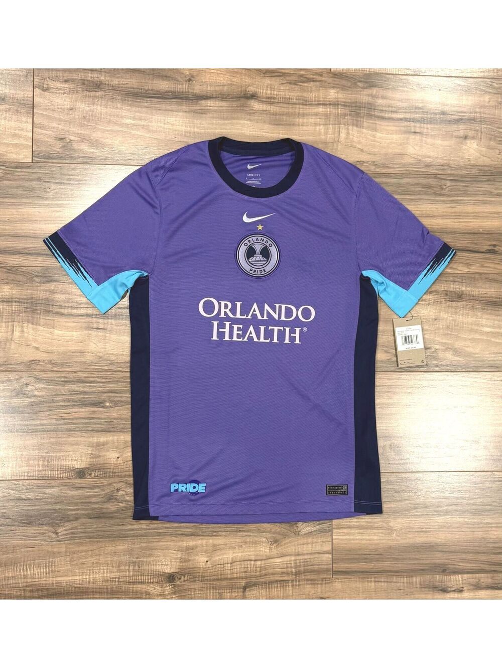 Nike Orlando Pride 2025–2026 NWSL Mens Stadium Crew Neck Soccer Jersey